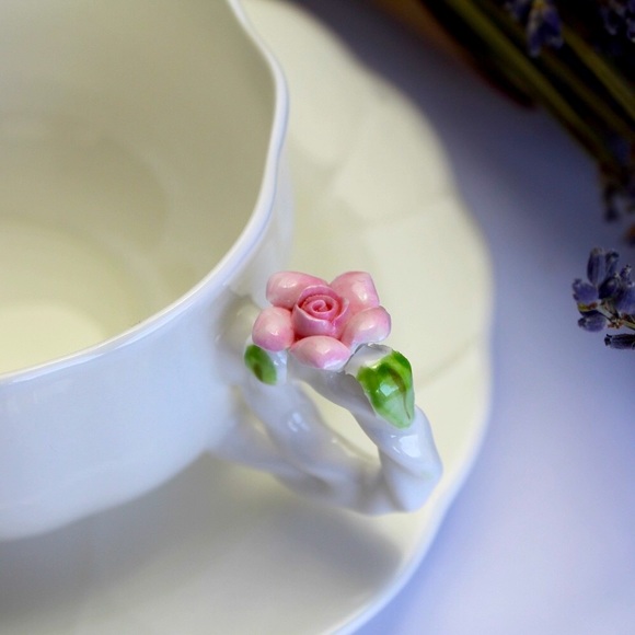 HANKOOK  fine bone china tea cup and saucer - Picture 4 of 12